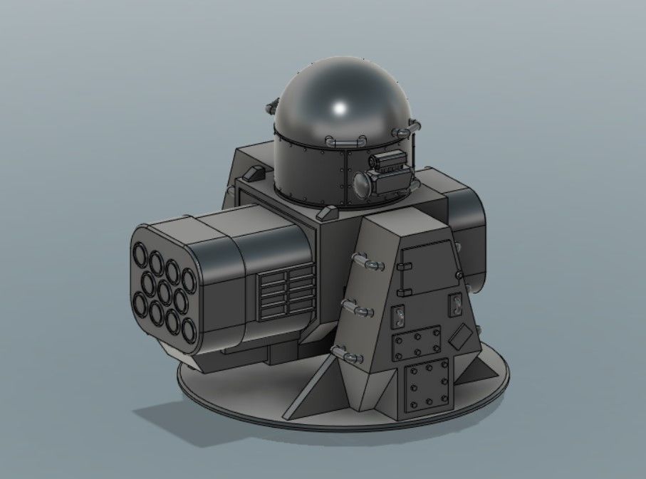 Phalanx CIWS 3D print model_1