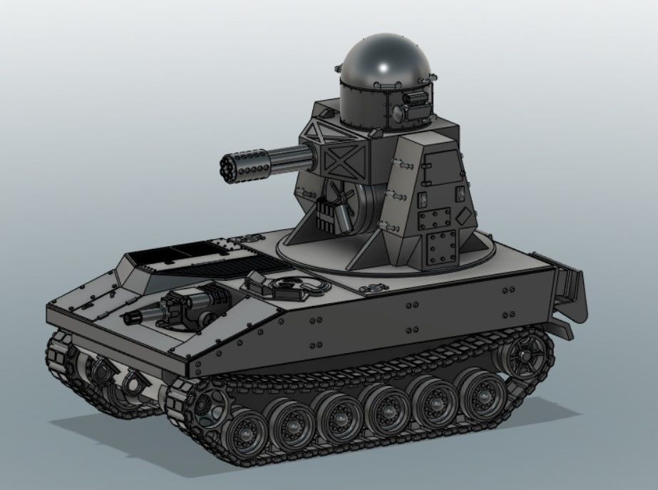 Phalanx CIWS 3D print model_5