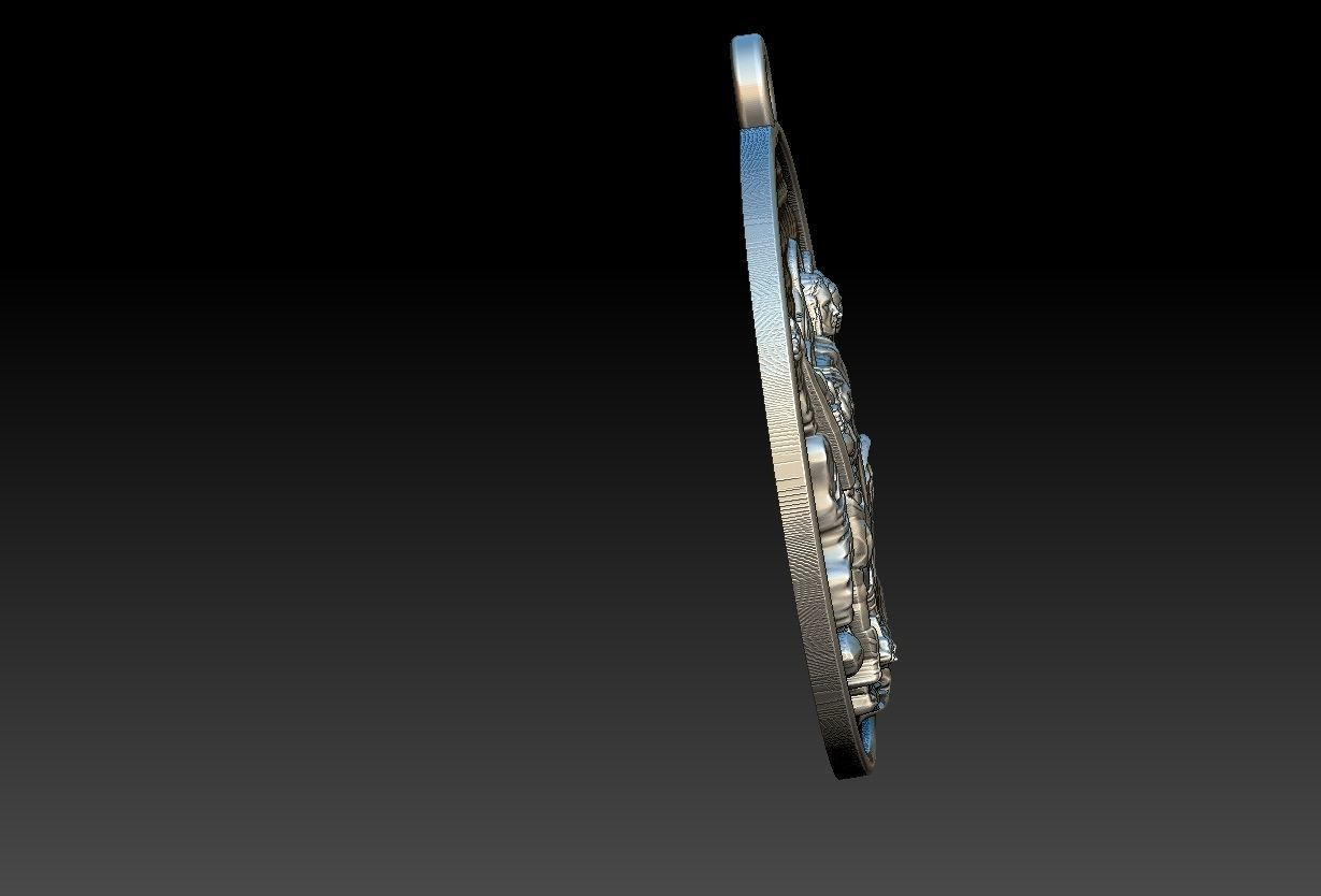 Three Archangels Arcanjos Michael Gabriel Raphael 3D print model_7