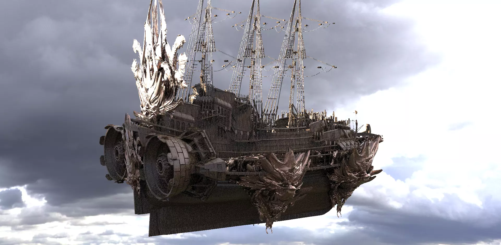 Dragon Queens Airship Hull 2 3D model_0