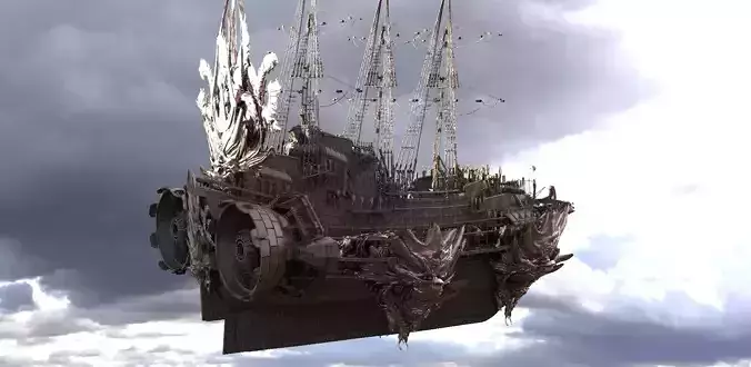 Dragon Queens Airship Hull 2