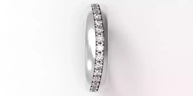 Diamond Wave Ring