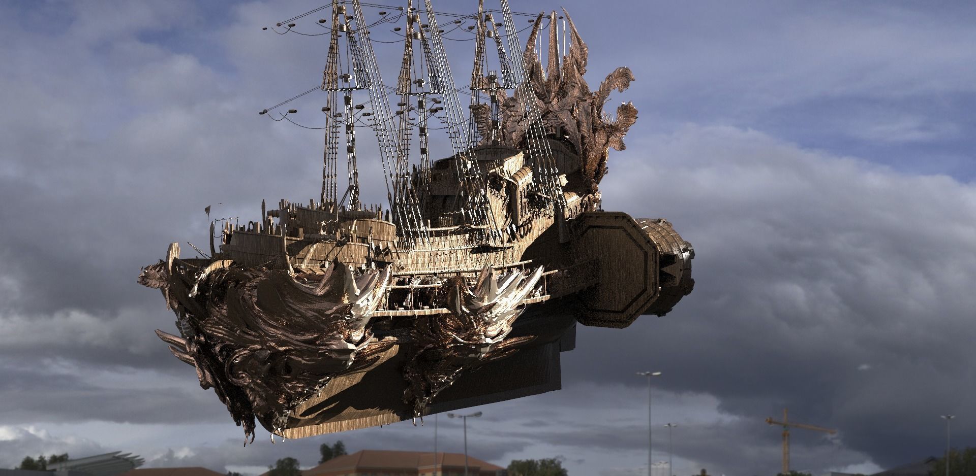 Dragon Queens Airship Hull 3 3D model_1