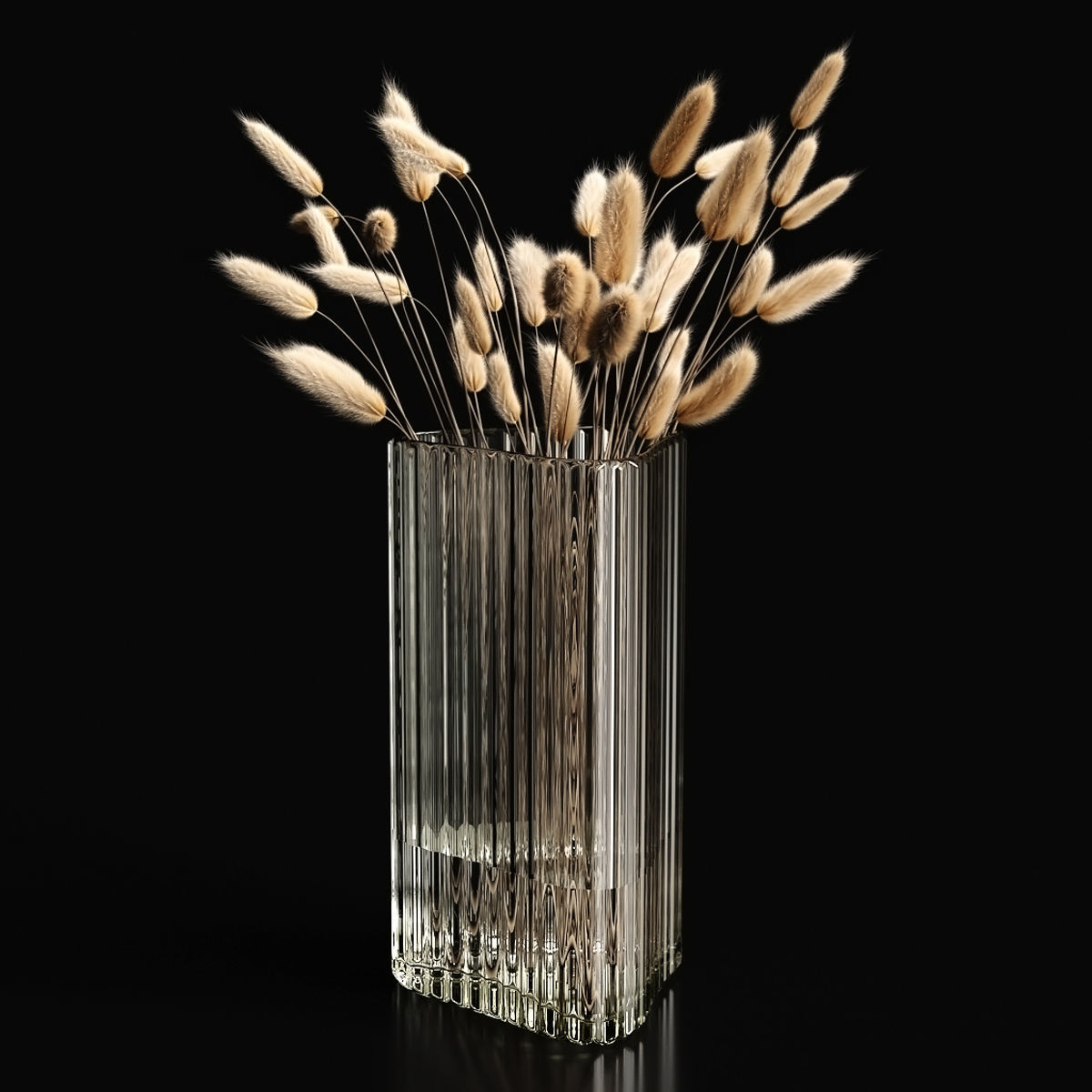 Lagurus in crystal 3D model_3