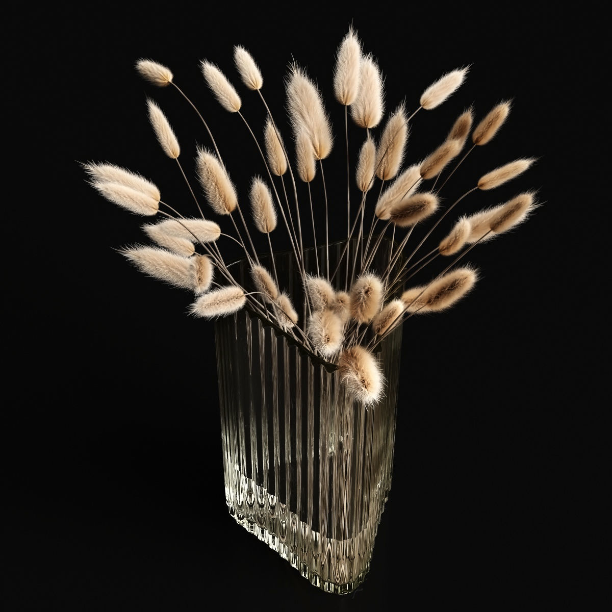 Lagurus in crystal 3D model_2