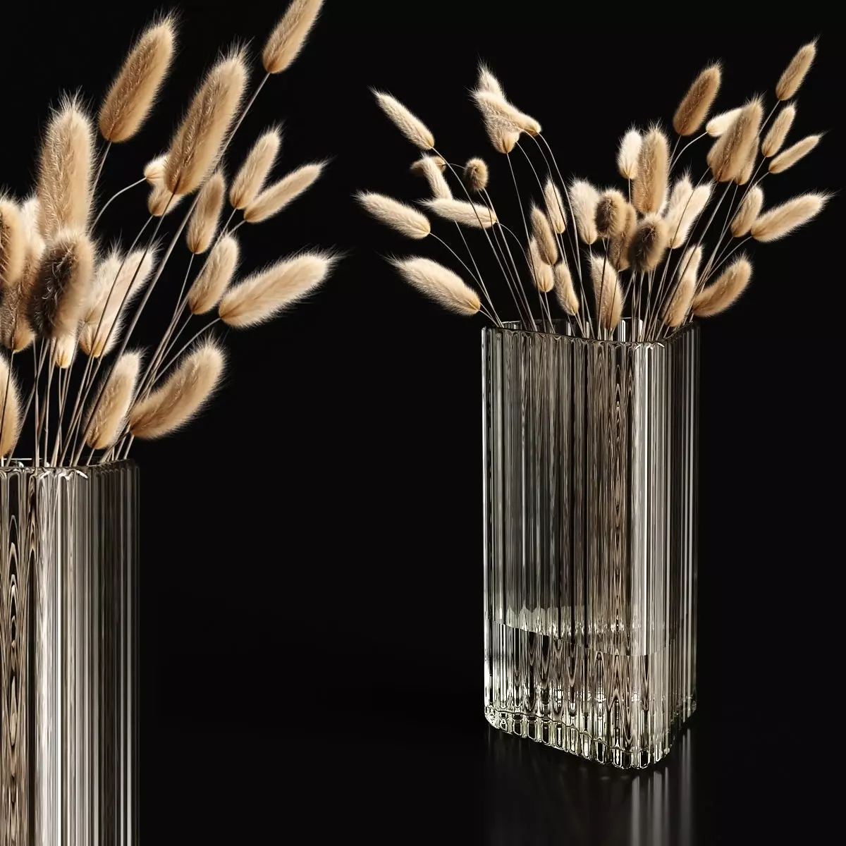 Lagurus in crystal 3D model_0