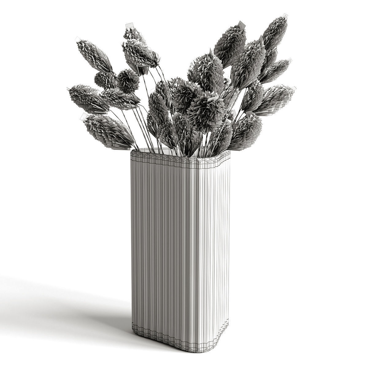 Lagurus in crystal 3D model_4