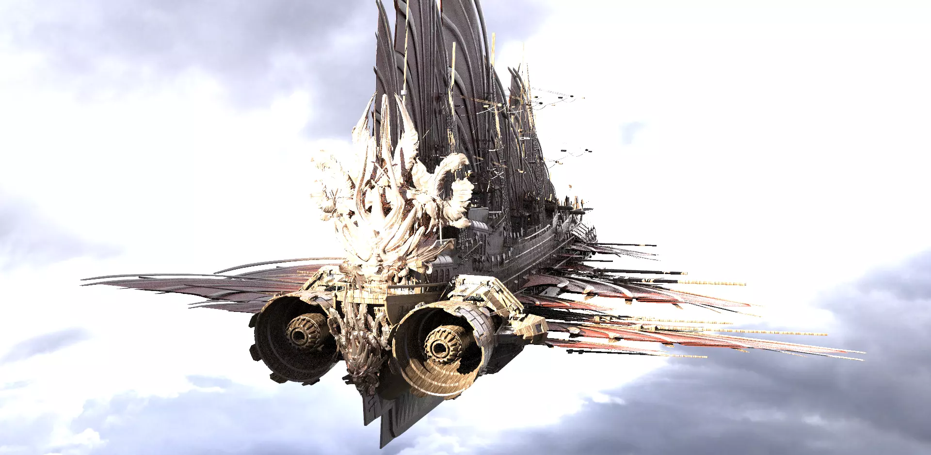 Dragon Royal Bloodlines Airship 3D model_0