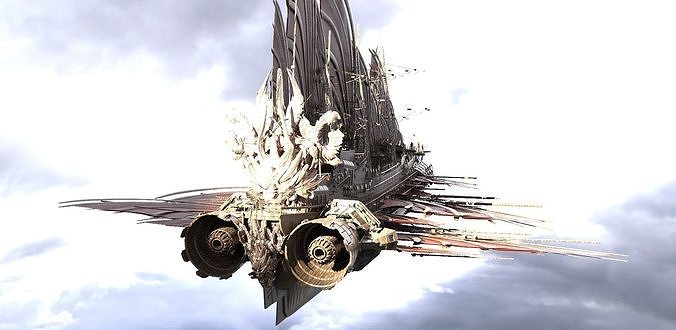 Dragon Royal Bloodlines Airship 3D model