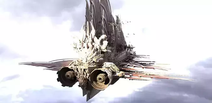 Dragon Royal Bloodlines Airship 3D model