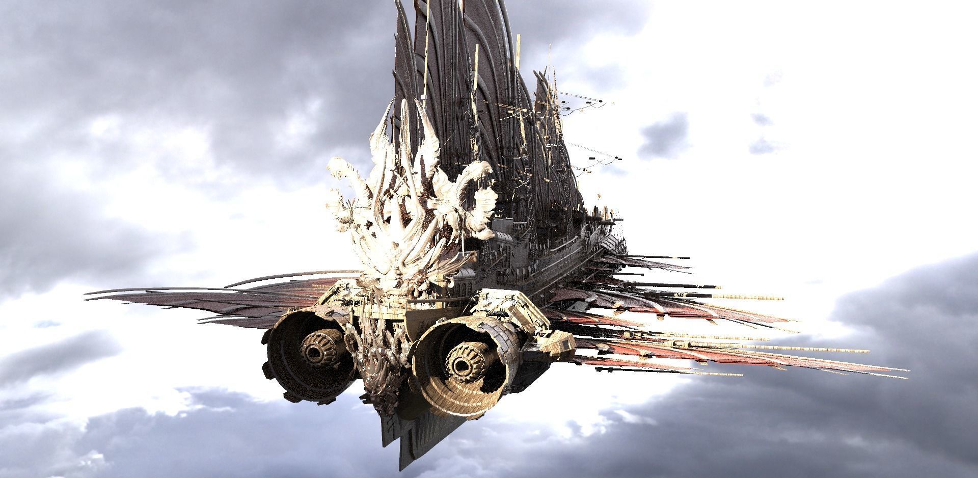 Dragon Royal Bloodlines Airship 3D model_1