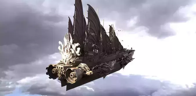 Dark Brotherhood Airship