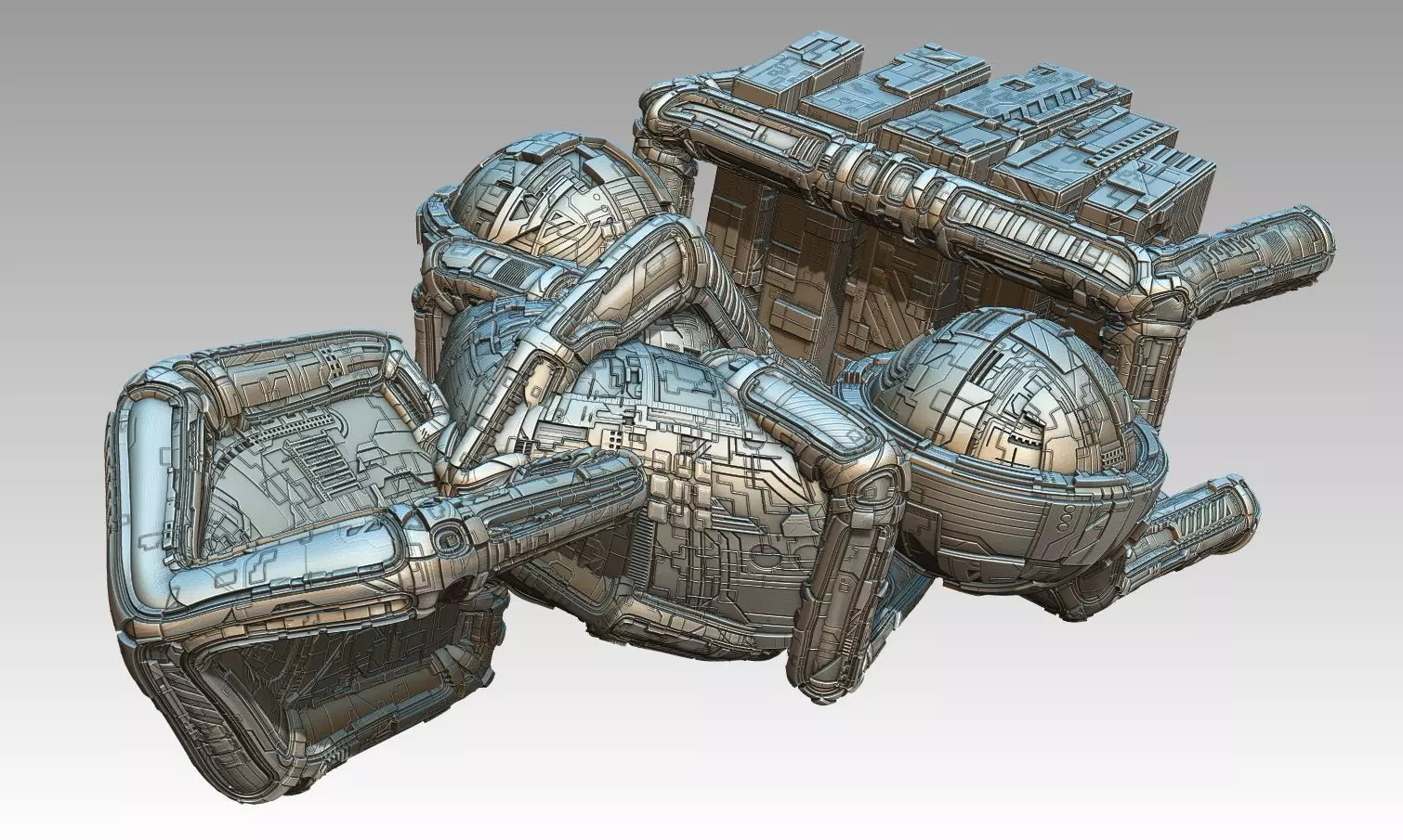 space equipment node 00127 3D model_0