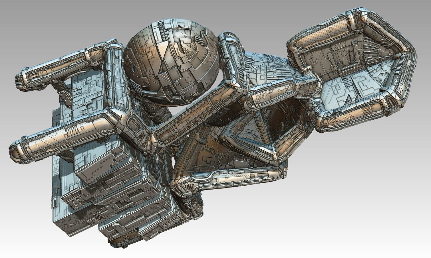 space equipment node 00127 3D model_3