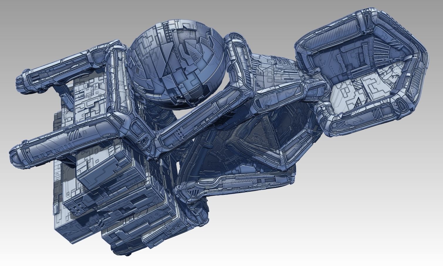 space equipment node 00127 3D model_4