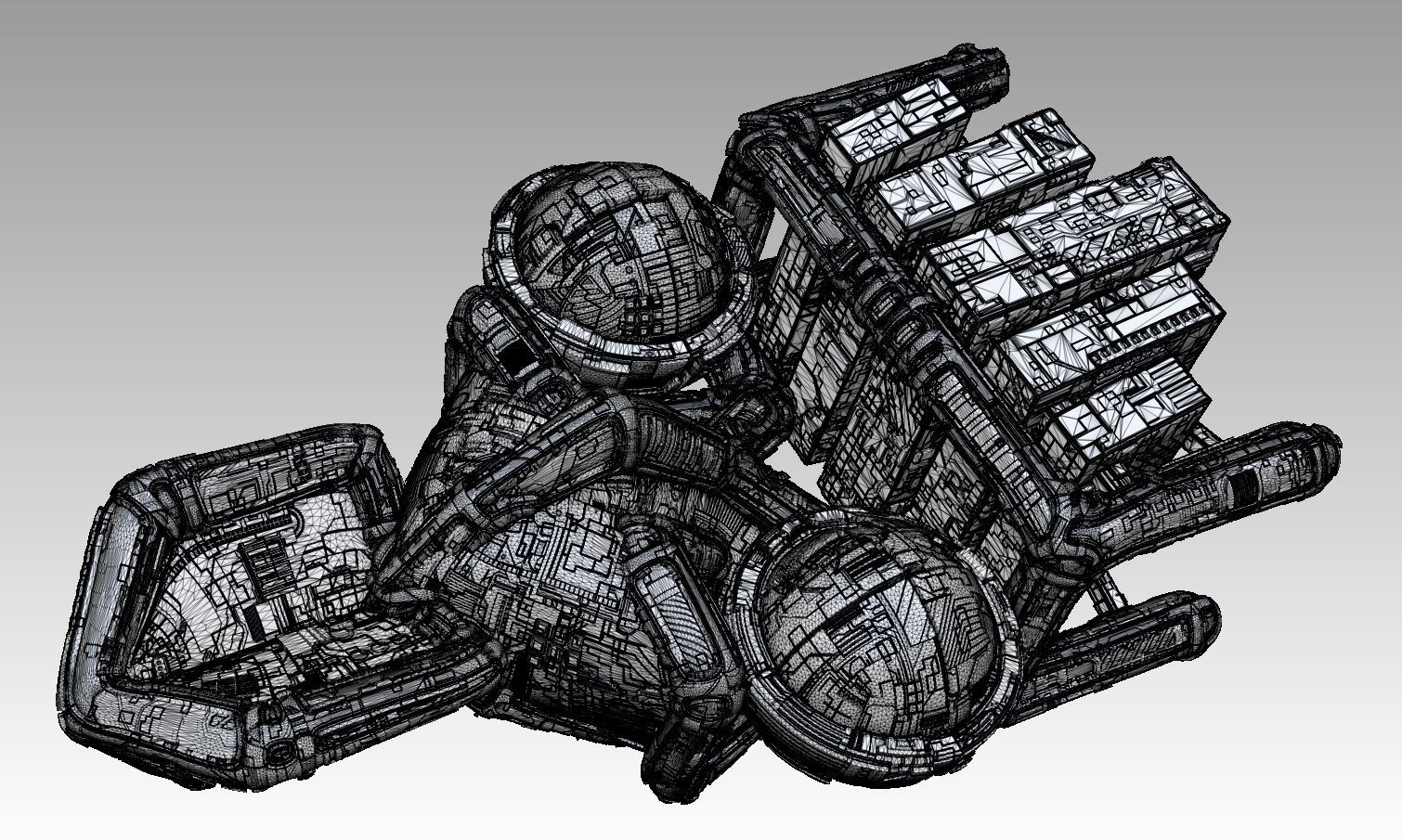 space equipment node 00127 3D model_8