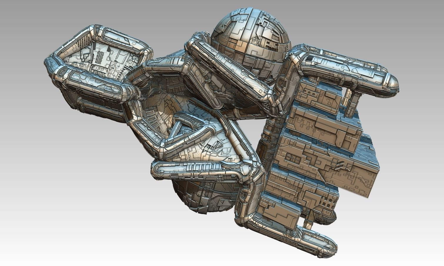 space equipment node 00127 3D model_9