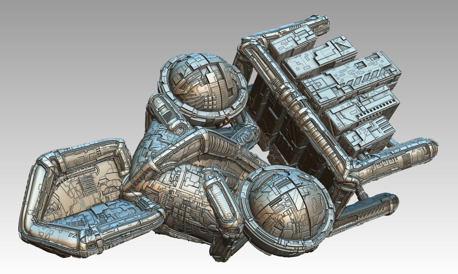 space equipment node 00127 3D model_6