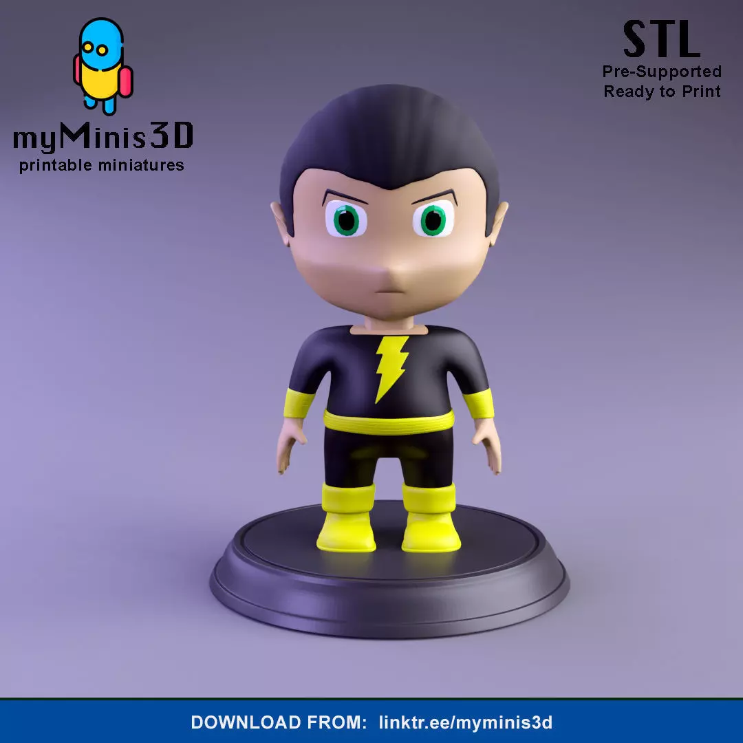 Black Adam from DC Comics FanToy  3D print model_0