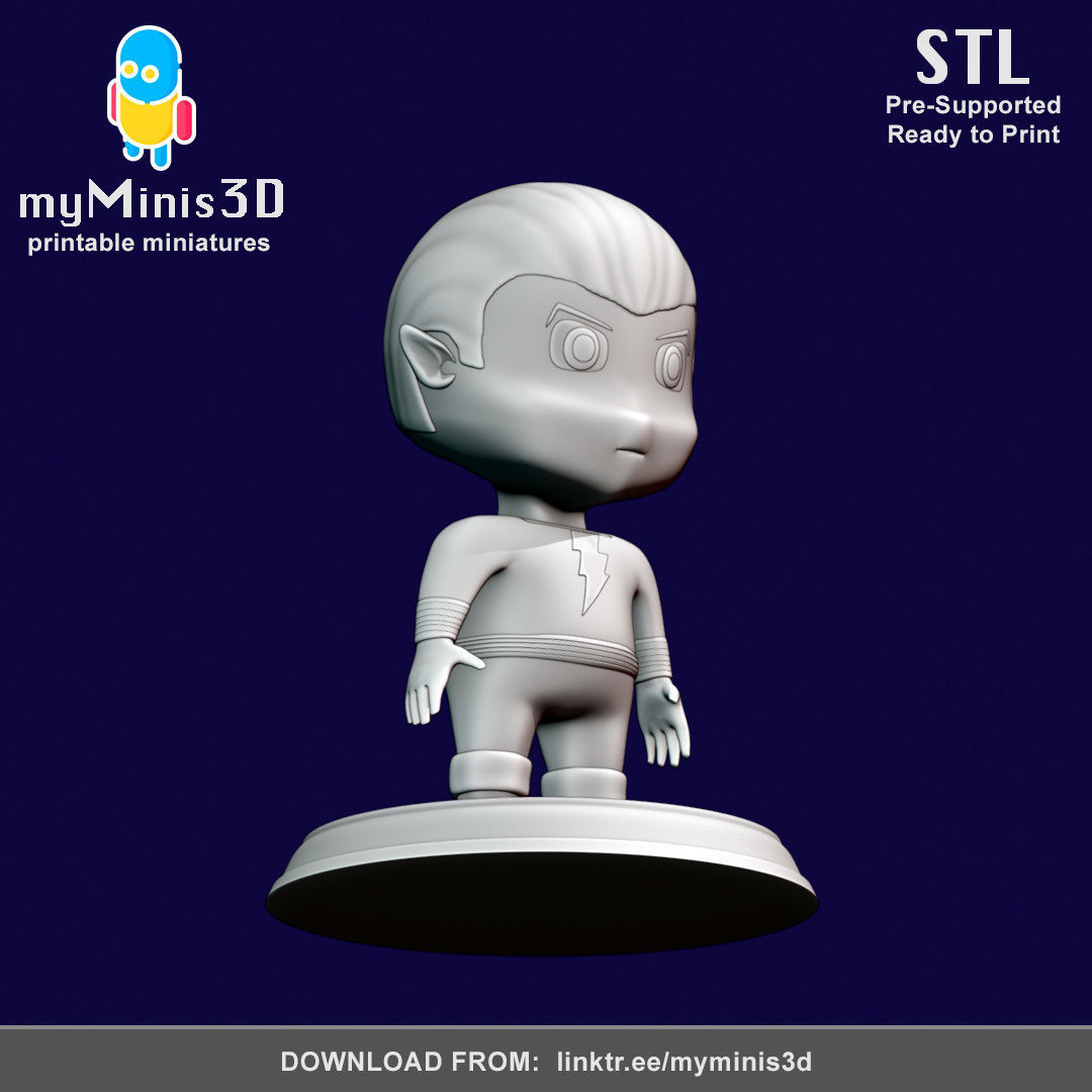 Black Adam from DC Comics FanToy  3D print model_3