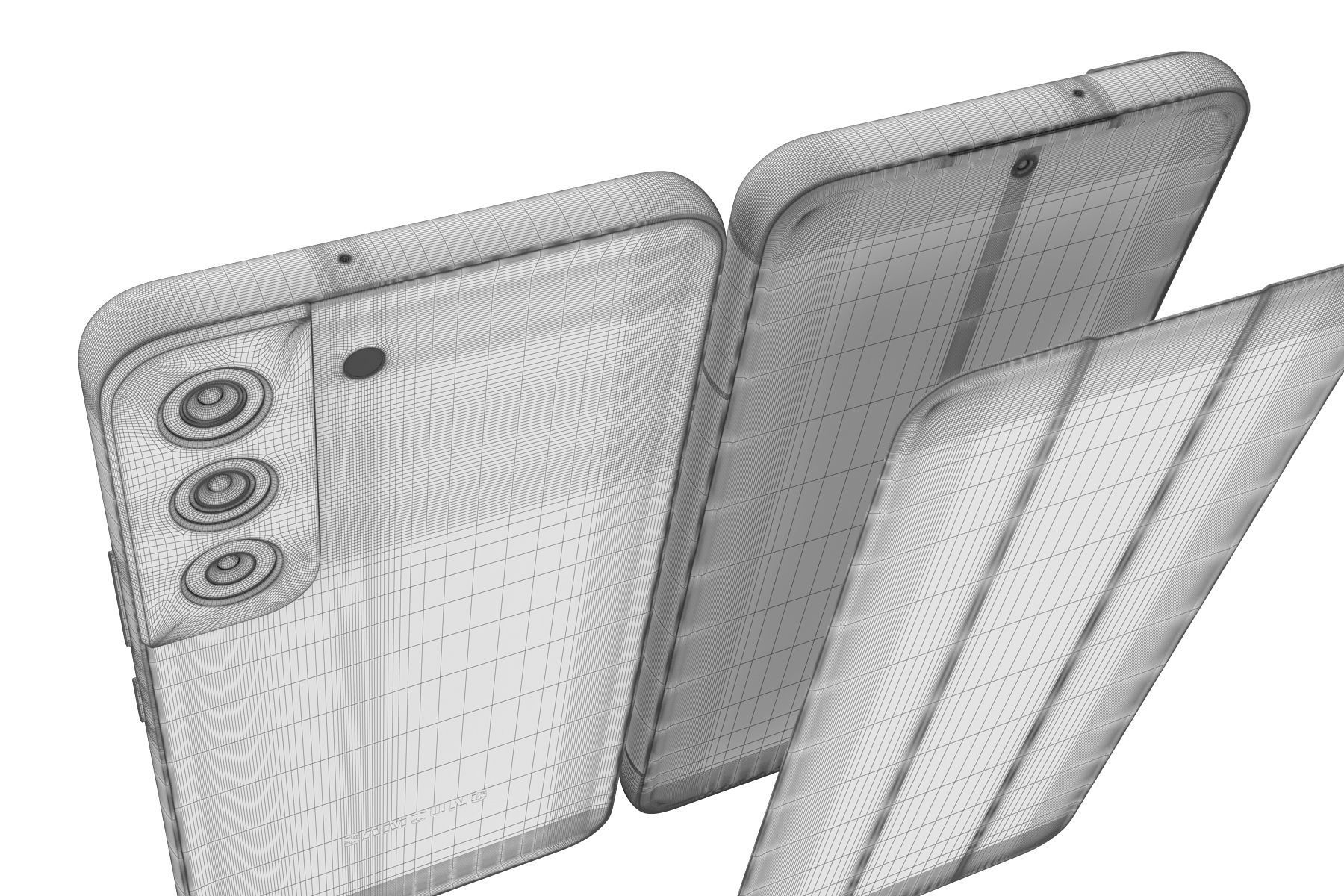 Samsung Galaxy S22 black 3D model_18