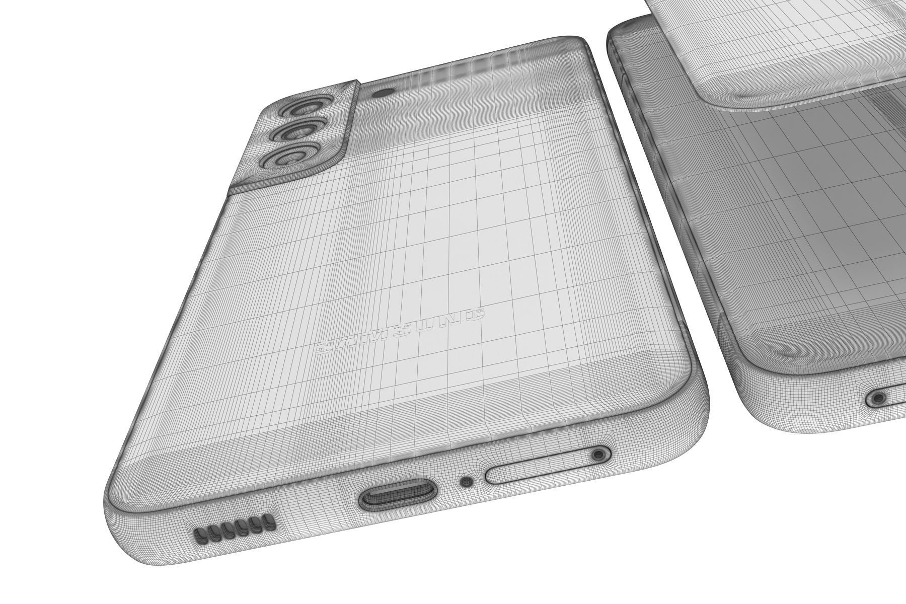 Samsung Galaxy S22 black 3D model_20