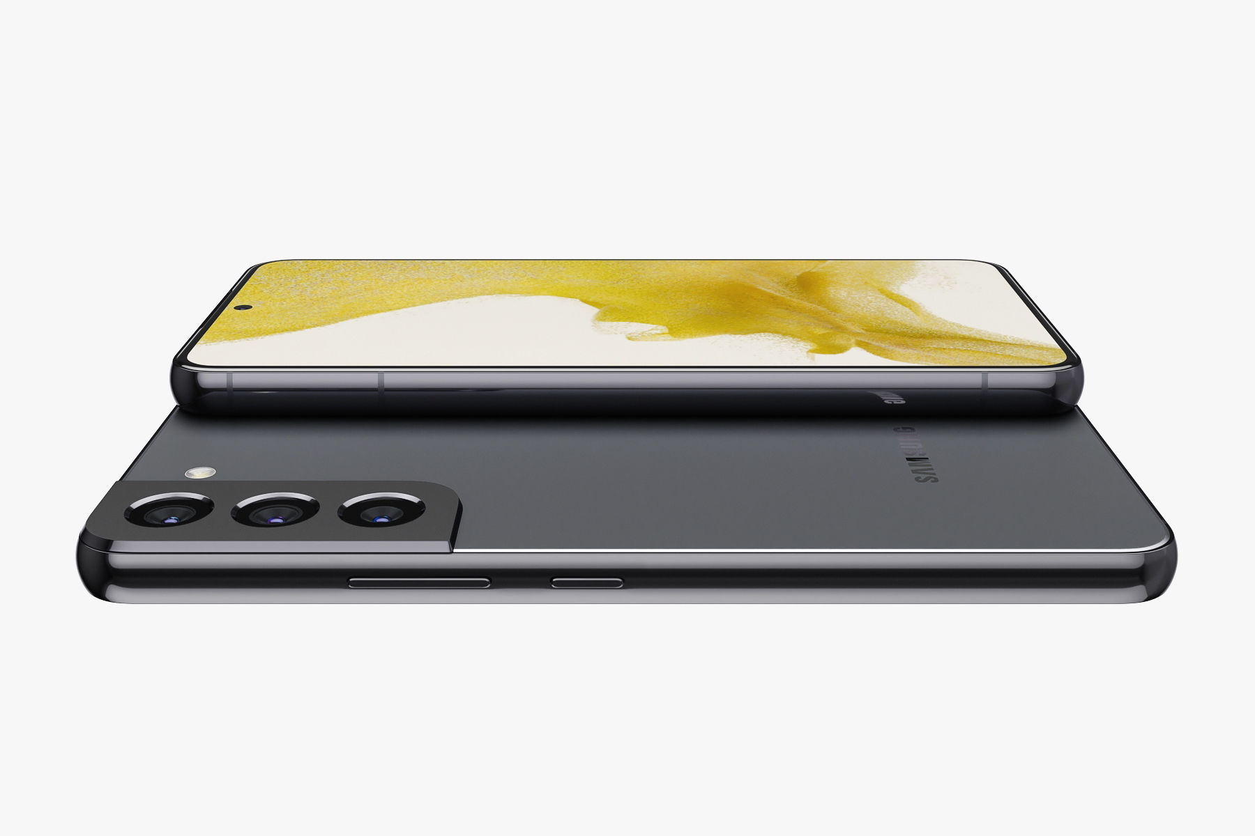 Samsung Galaxy S22 black 3D model_8