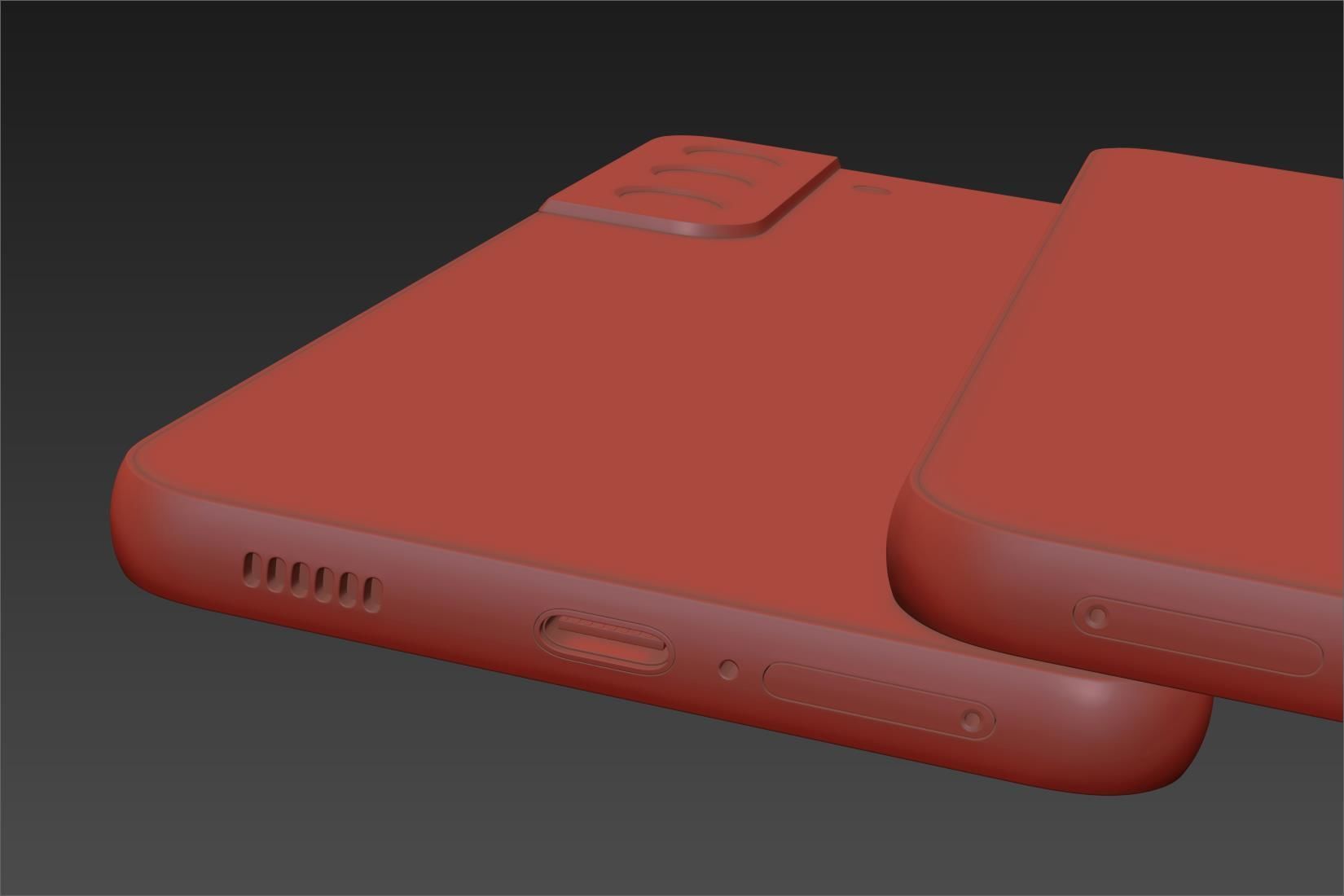 Samsung Galaxy S22 black 3D model_25