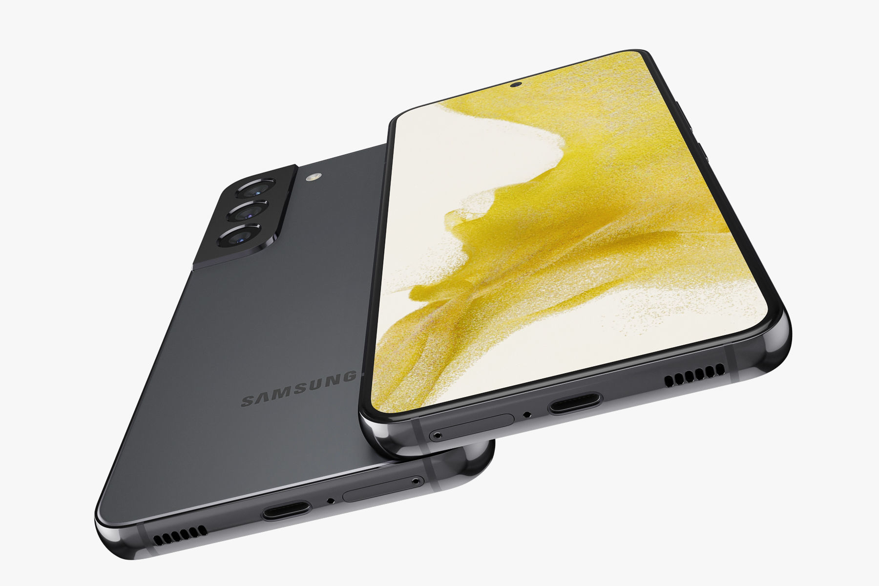 Samsung Galaxy S22 black 3D model_14