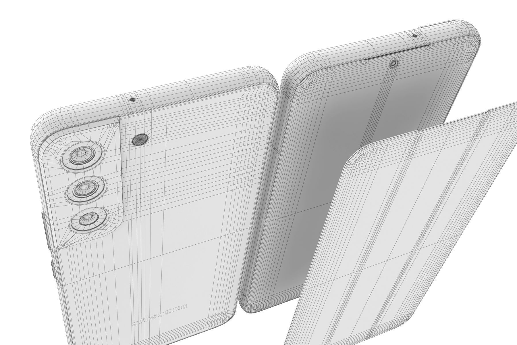 Samsung Galaxy S22 black 3D model_17