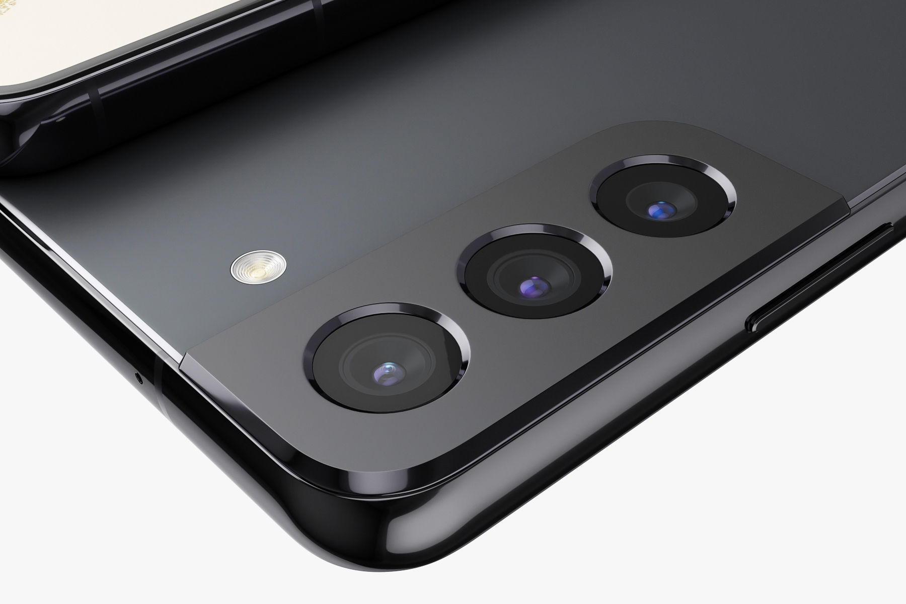 Samsung Galaxy S22 black 3D model_3