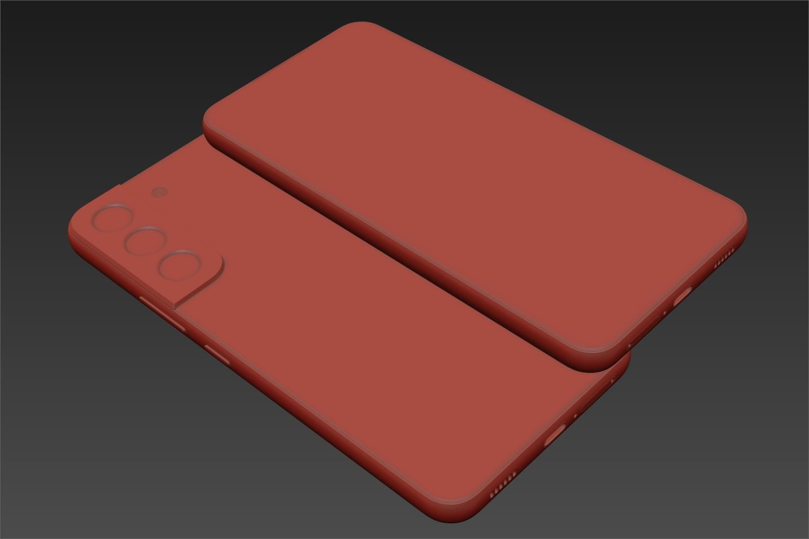 Samsung Galaxy S22 black 3D model_21