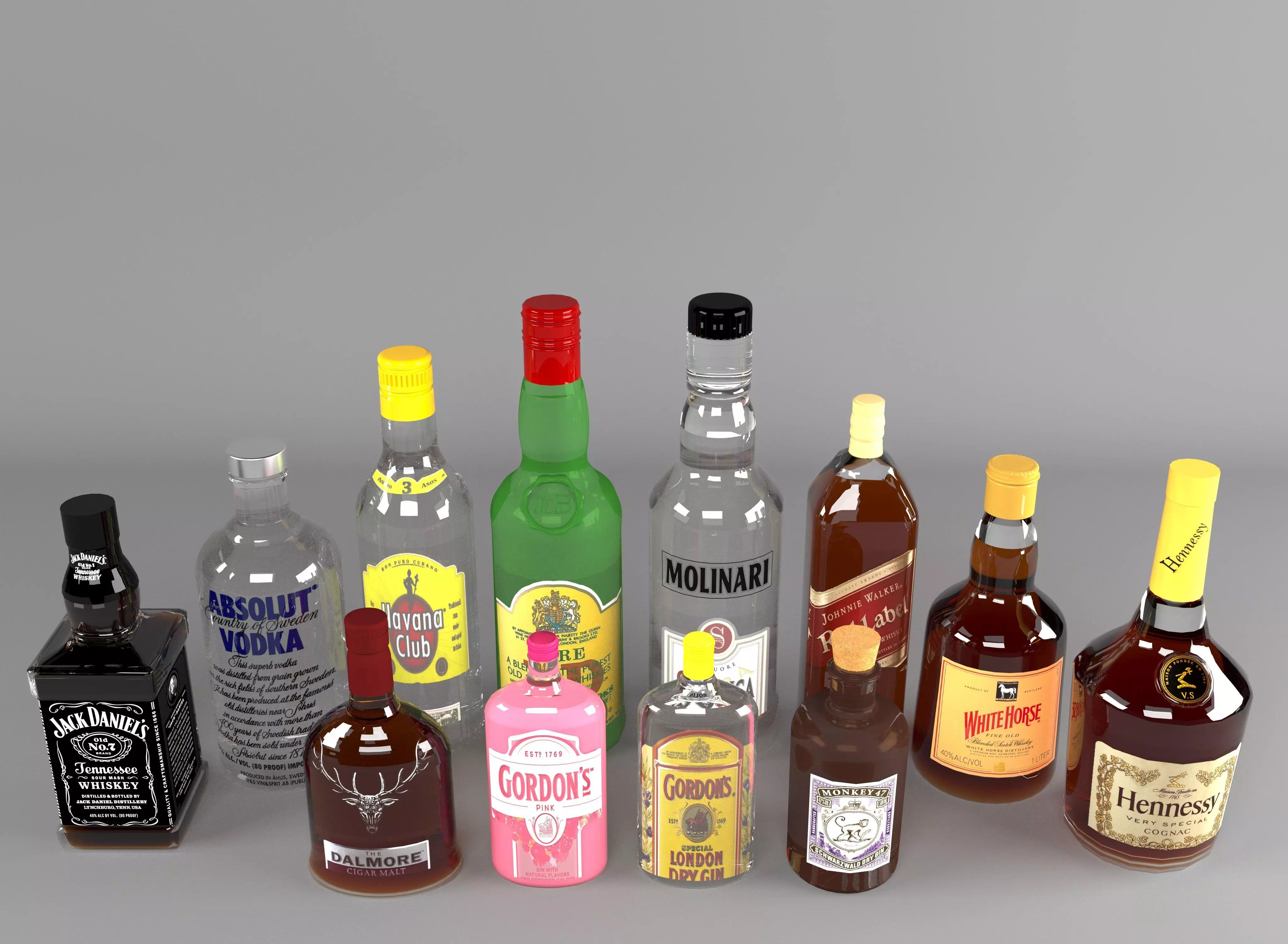Alcol Colletion 3D model