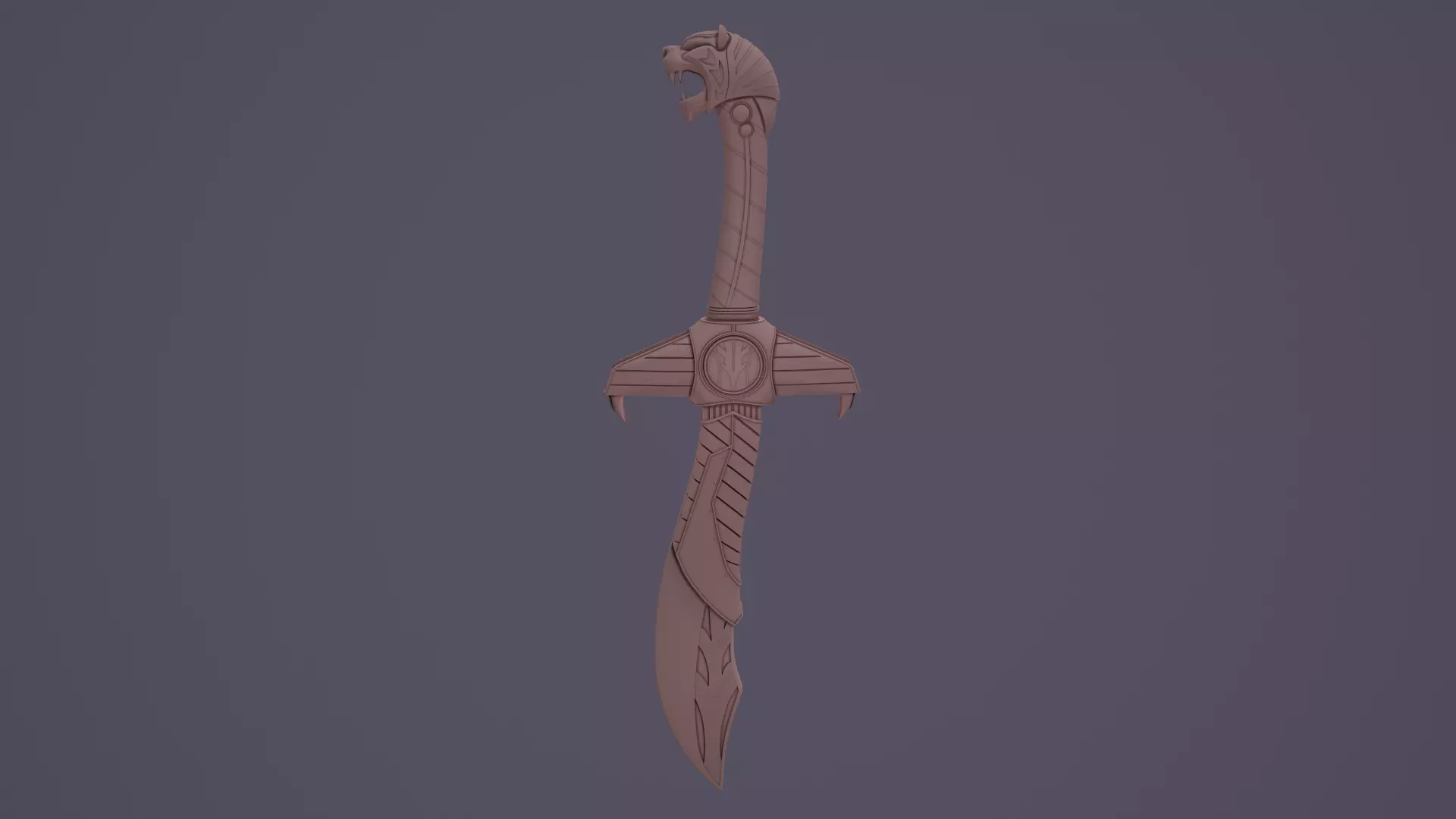 White Ranger Saba 3D print model