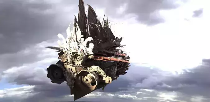 Samurai Airship Dragon Master Extended Mothership