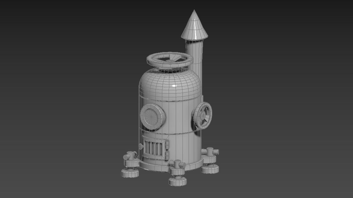 3D model Stylized Tabletop Laboratory Device VR / AR / low-poly | CGTrader