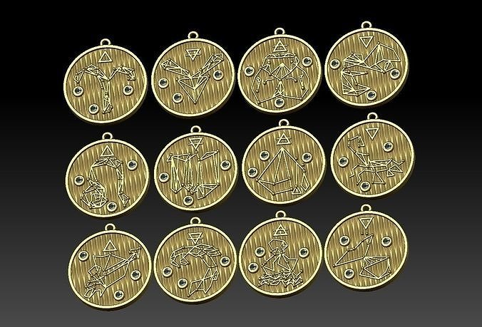 Zodiac Constellation  3D print model