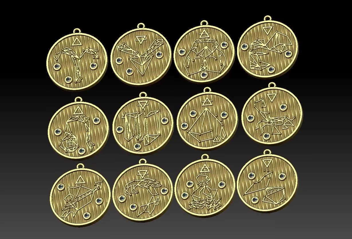 Zodiac Constellation  3D print model_0