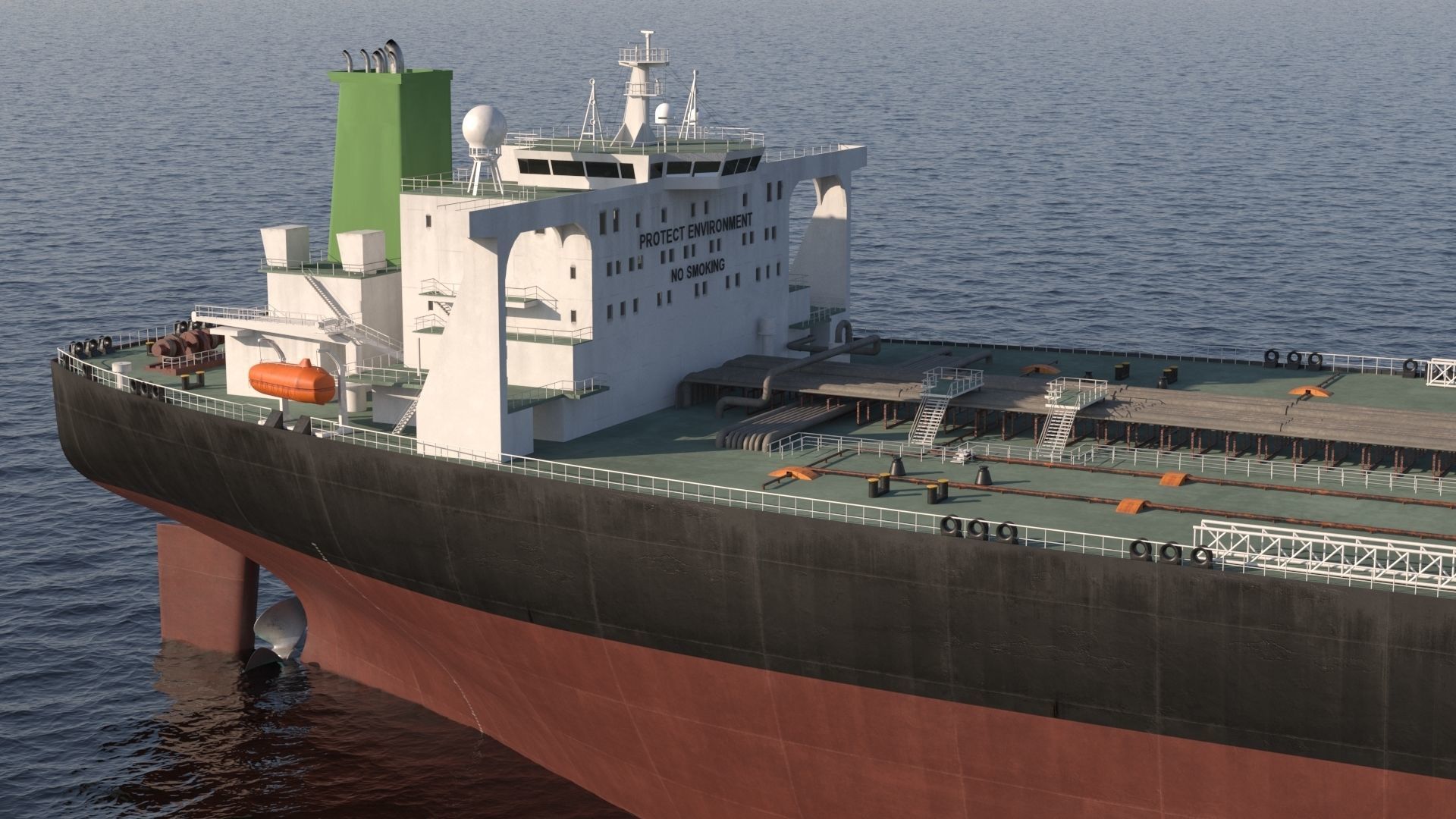 Oil Tanker 3D model_3