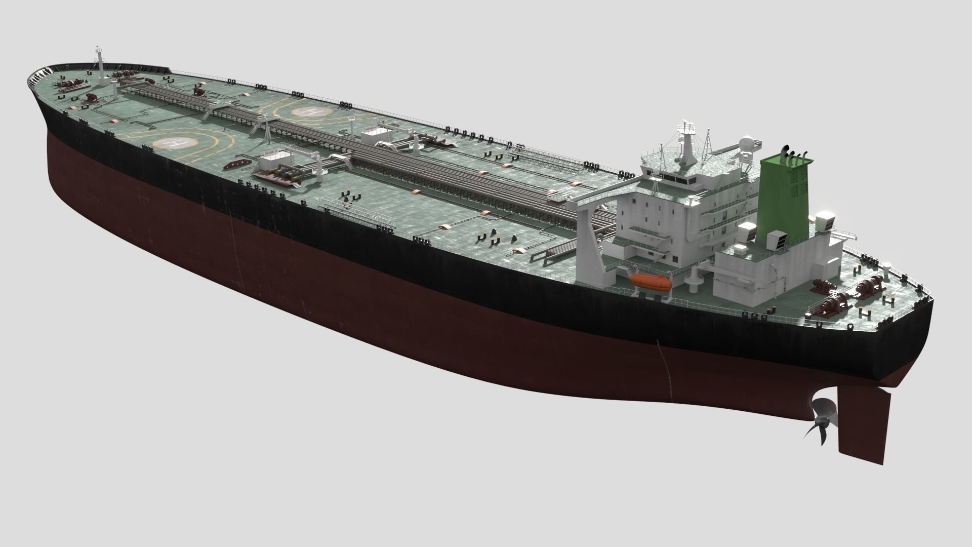 Oil Tanker 3D model_11