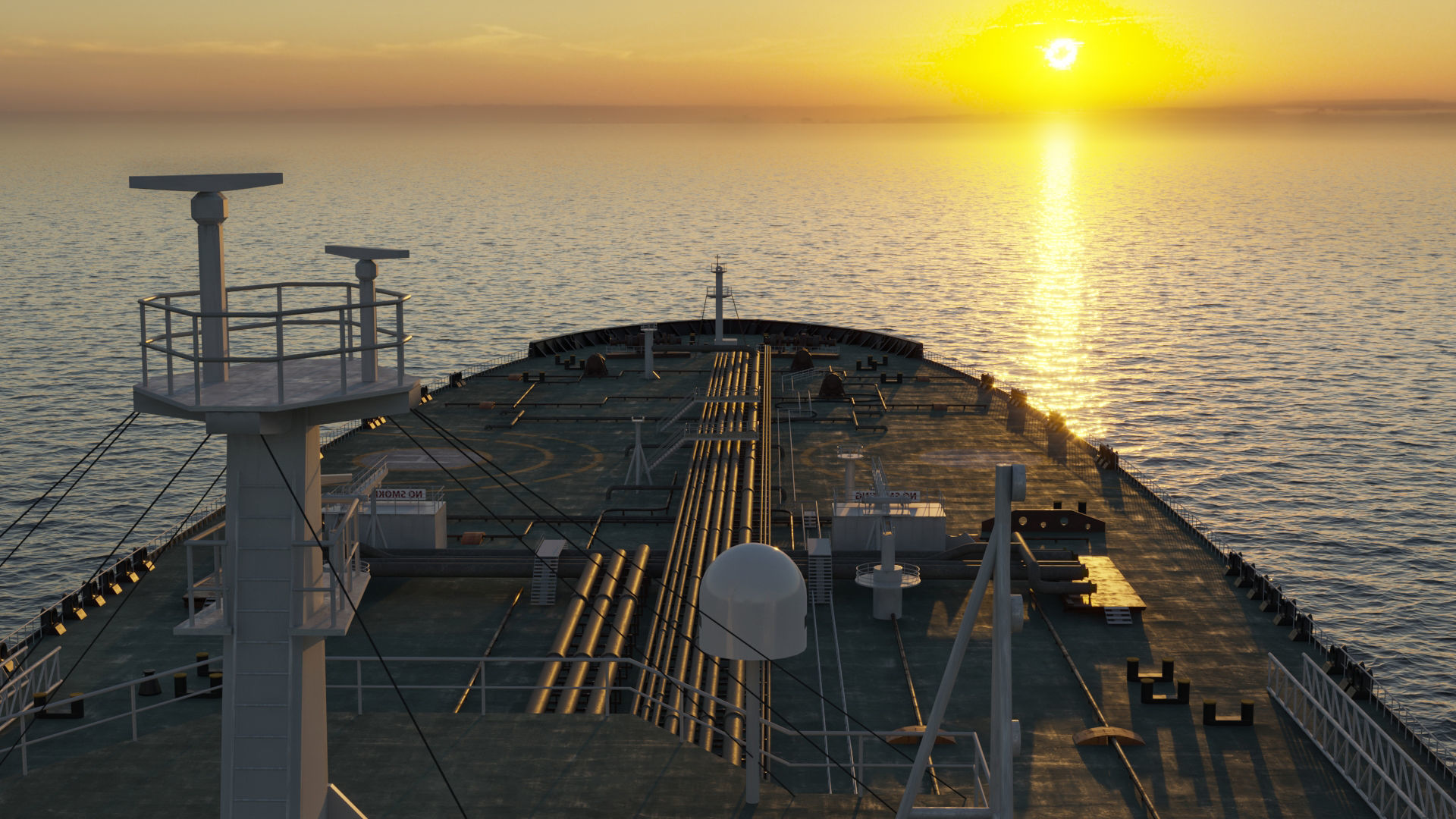 Oil Tanker 3D model_10