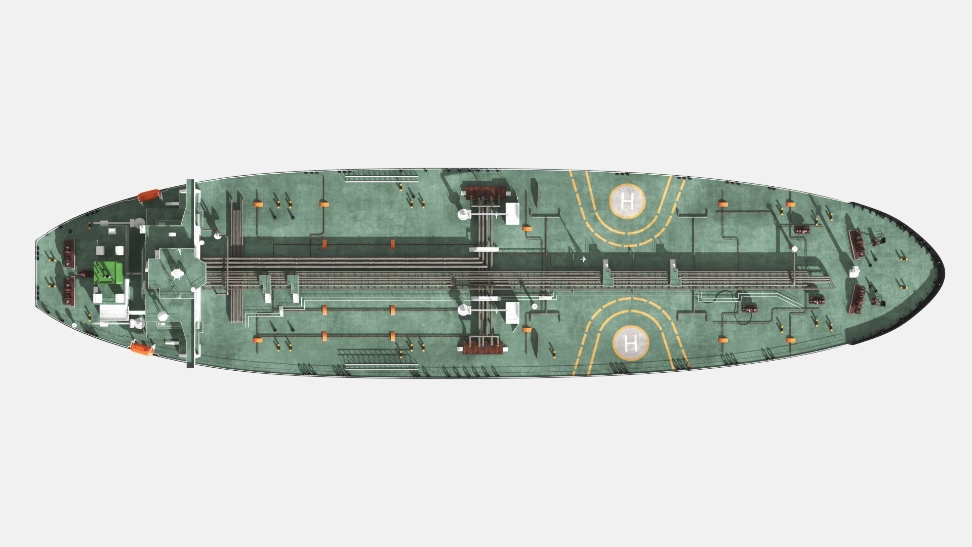 Oil Tanker 3D model_13