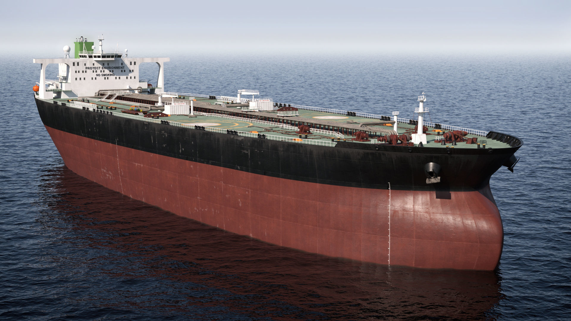 Oil Tanker 3D model_2