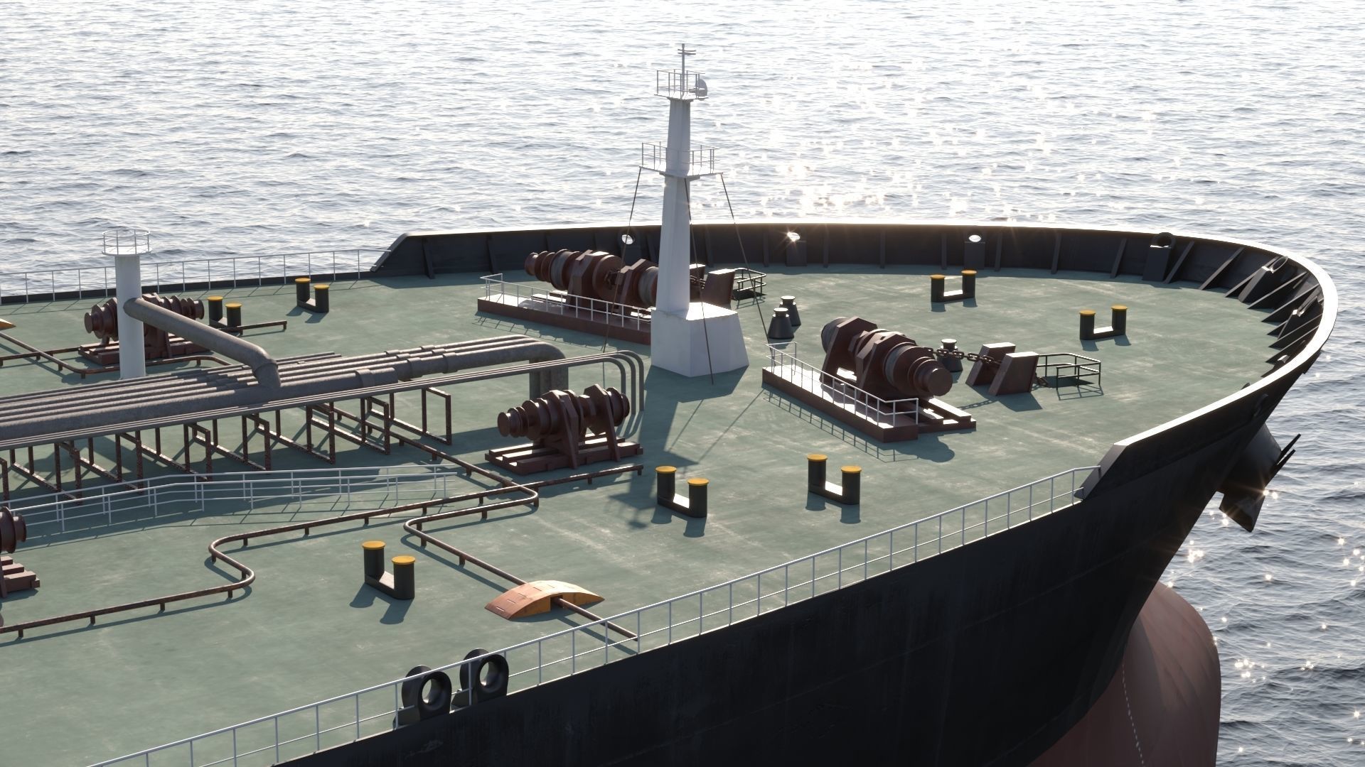 Oil Tanker 3D model_6