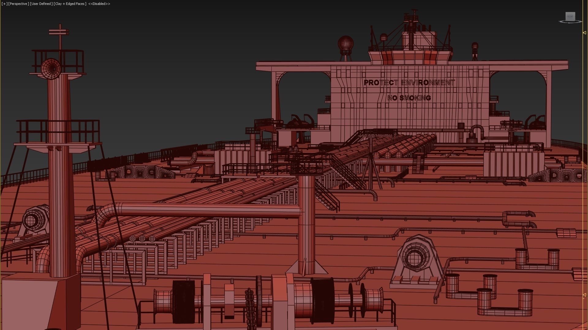 Oil Tanker 3D model_26