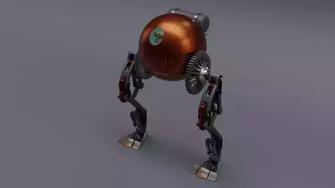 Sci-Fi Steampunk Mech