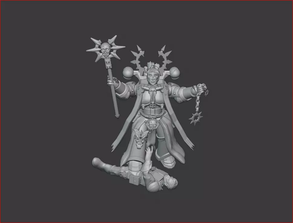 Dark Priest 3D print model_0