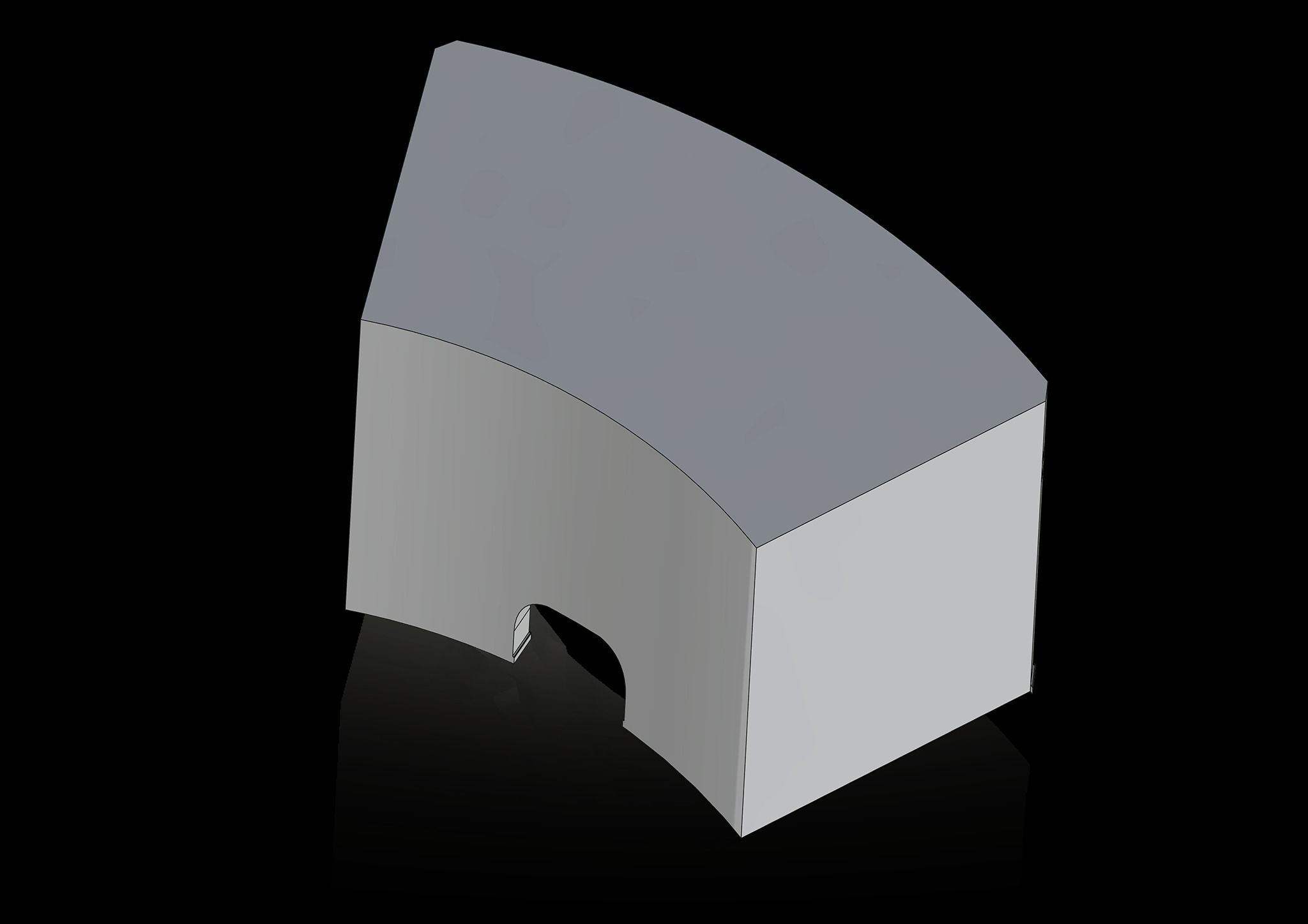 muqarnas round 3D model_8