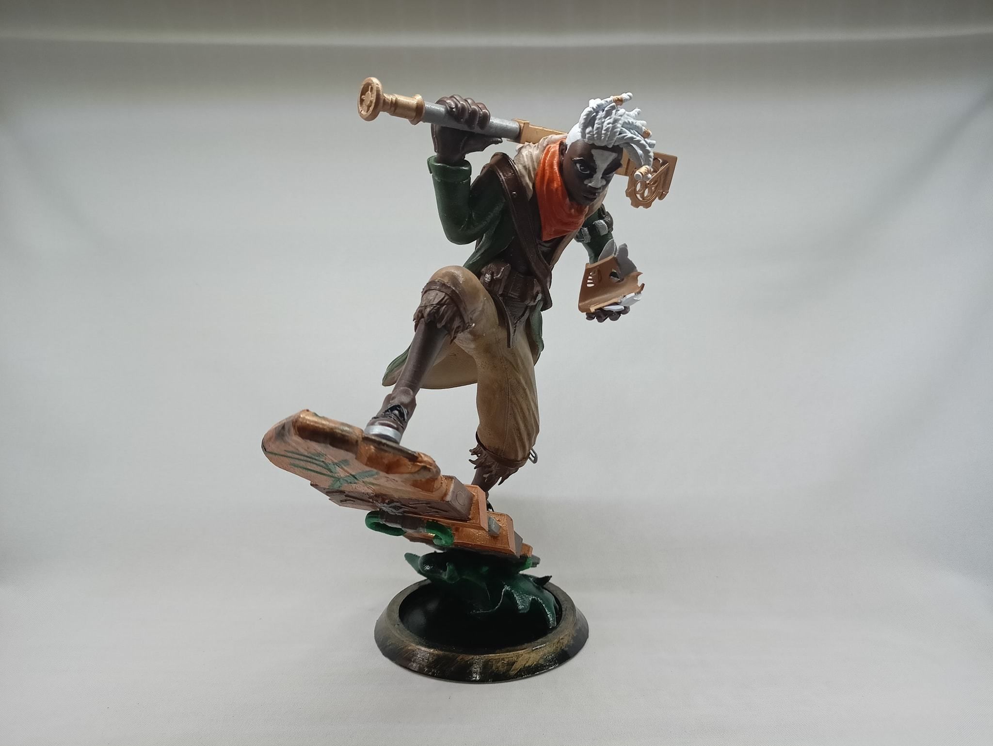 STL ekko firelight - Arcane League of legends 3D print model_7