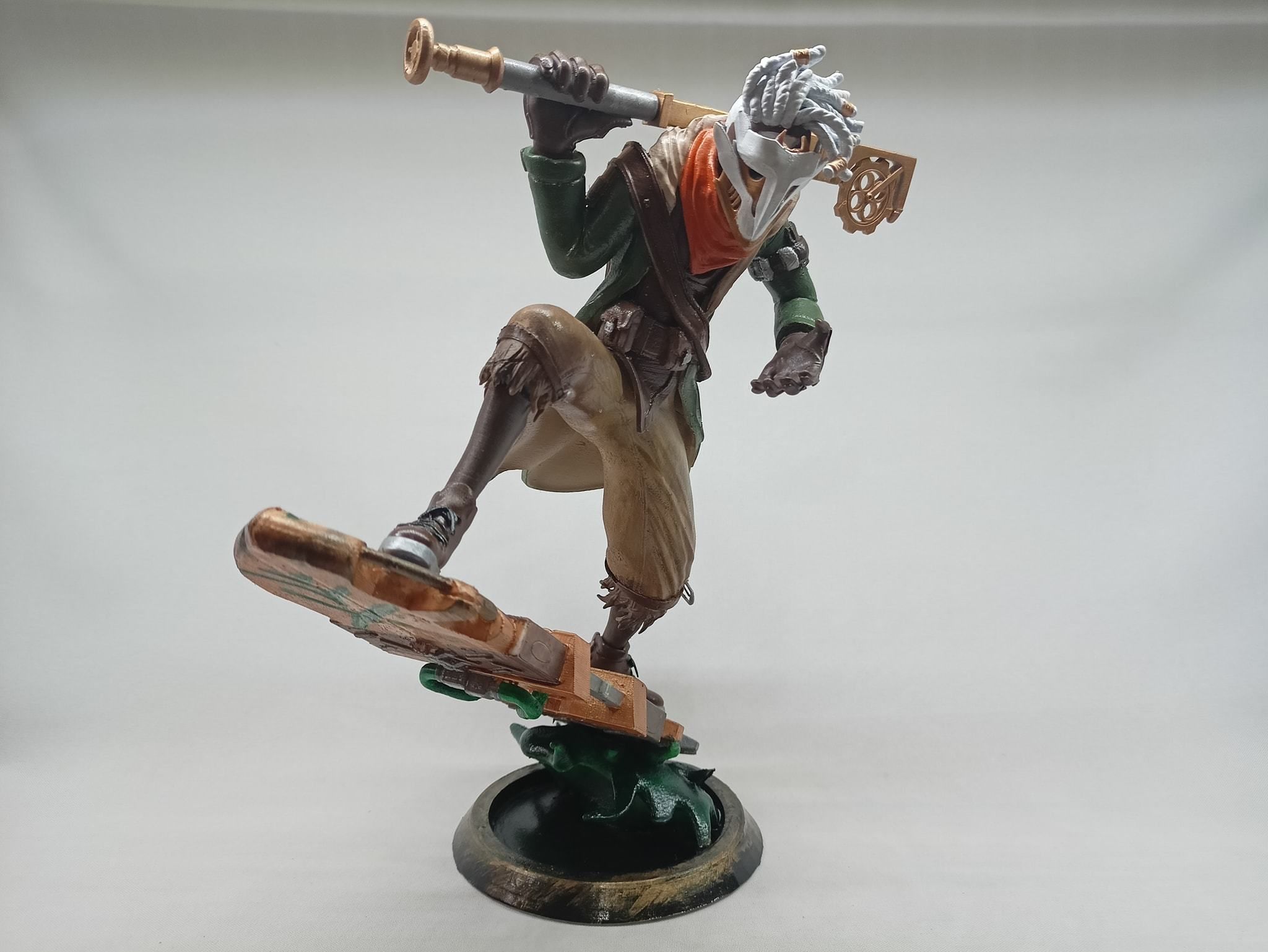STL ekko firelight - Arcane League of legends 3D print model_8